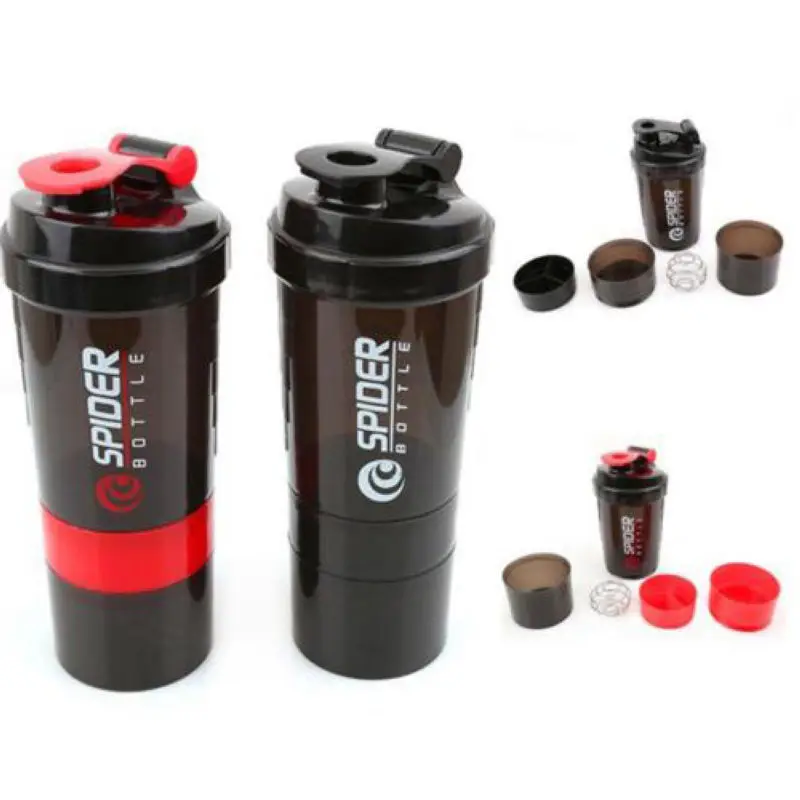 

Faroot Fashion 600ml Plastic Useful Sport Gym Protein Powder Shaker Mixer Cup Bottle