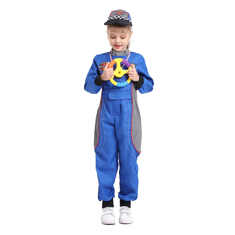 

2021 Ghost Festival Cosplay Children Racer Costume New Carnival Costume Halloween Girl Performance Dress Up Costume