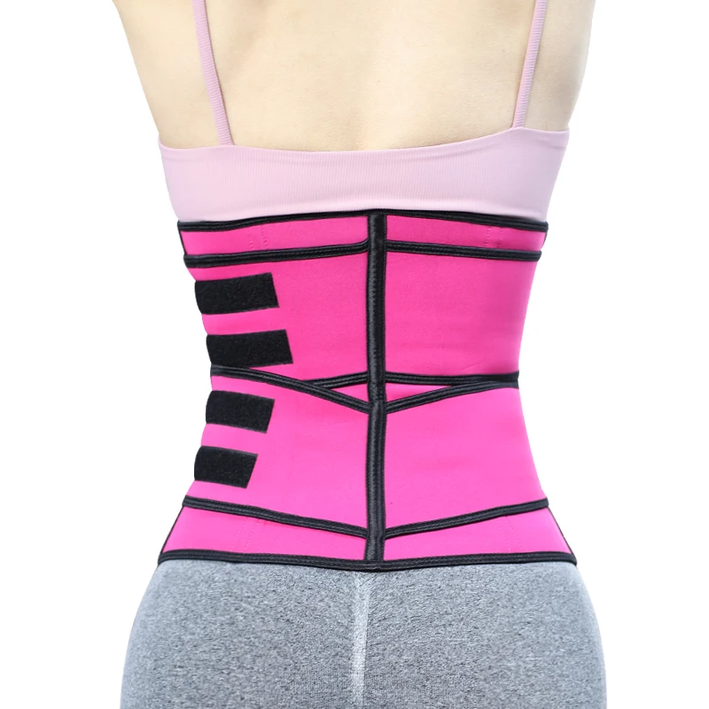 

Wholesale Men & Women Crazily Body Shaper Sauna Sweat Belt Loss Belt Sauna Waist Trainer Belt, Rose red