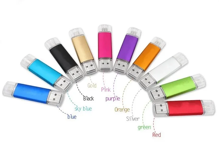 Otg Shenzhen factory usb stick custom U disk mini coulorful 64GB memory usb flash drive - ANKUX.COM