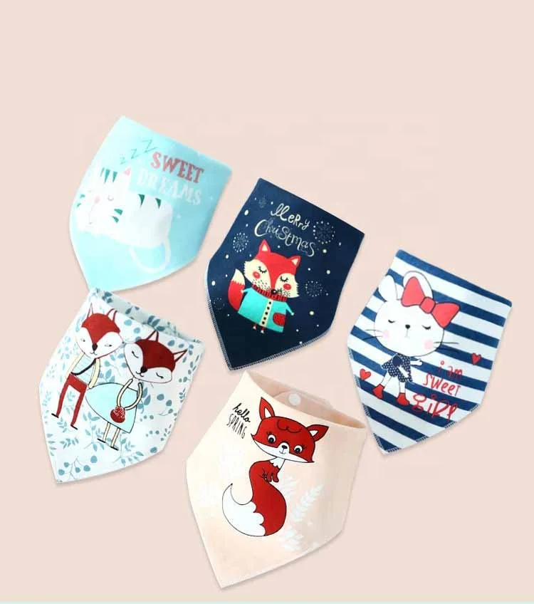 

Wholesale Animal Newborn Baby Bibs Baby Bandana Drool Bibs for Drooling and Teething,Combed Cotton Bibs for Baby Shower Gifts