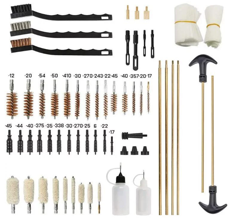 

Tacical Universal Gun Cleaning Kit Wholesale Gun Cleaning Tool Box Kit Rifle M16 Cleaning Case Kit For 62Pcs With Carry Case, Green
