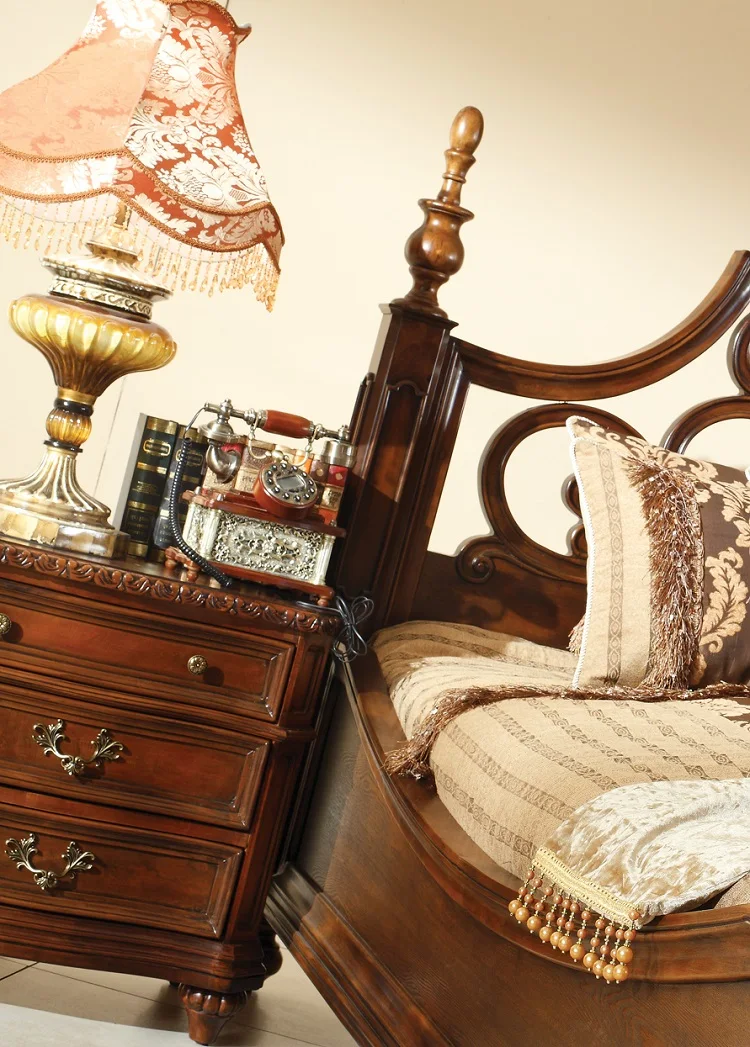 古董家具特别设计的木制卧室家具特大号床 gh202 - buy bedroom sets
