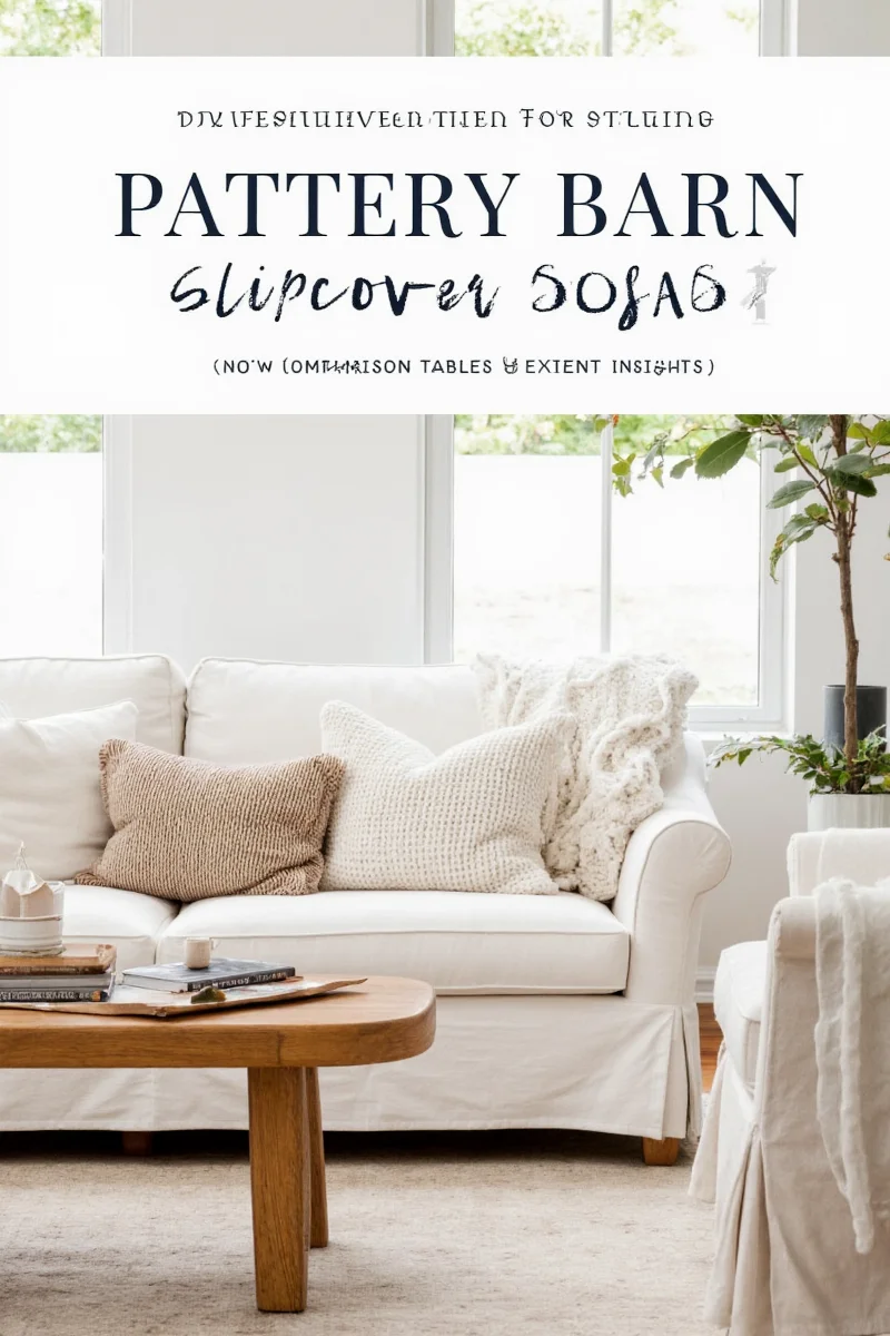 10 family friendly tips for styling pottery barn slipcover sofas with comparison tables expert insights