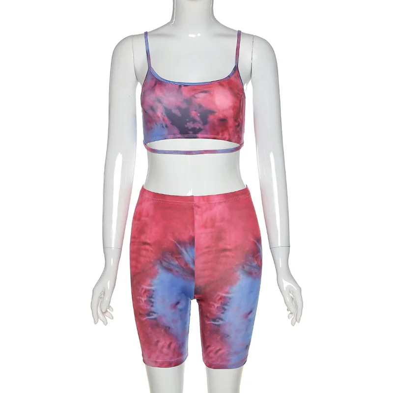 

In Stock Wholesale Workout Set quick dry Breathable Sports Bra and Shorts, Accept customers color