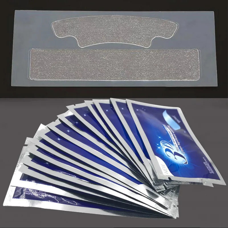 

28Pcs/14Pair 5D Gel Teeth Whitening Strips Oral Hygiene Care non peroxide kit china wholesale-teeth-whitening-kits in office