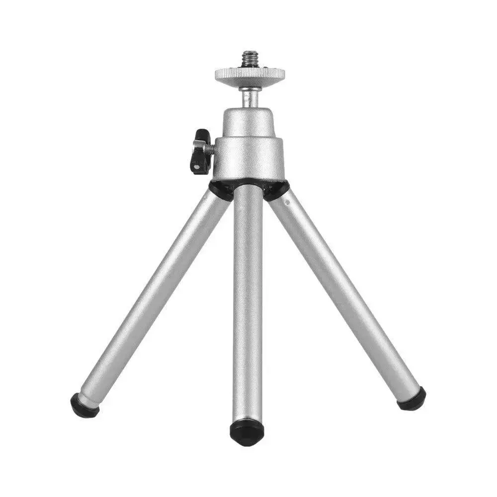 

Portable Extendable Tripod Stand 15cm 20cm Adjustable Projector Phone Holder For Mini Projector DLP Camera, Black/silver