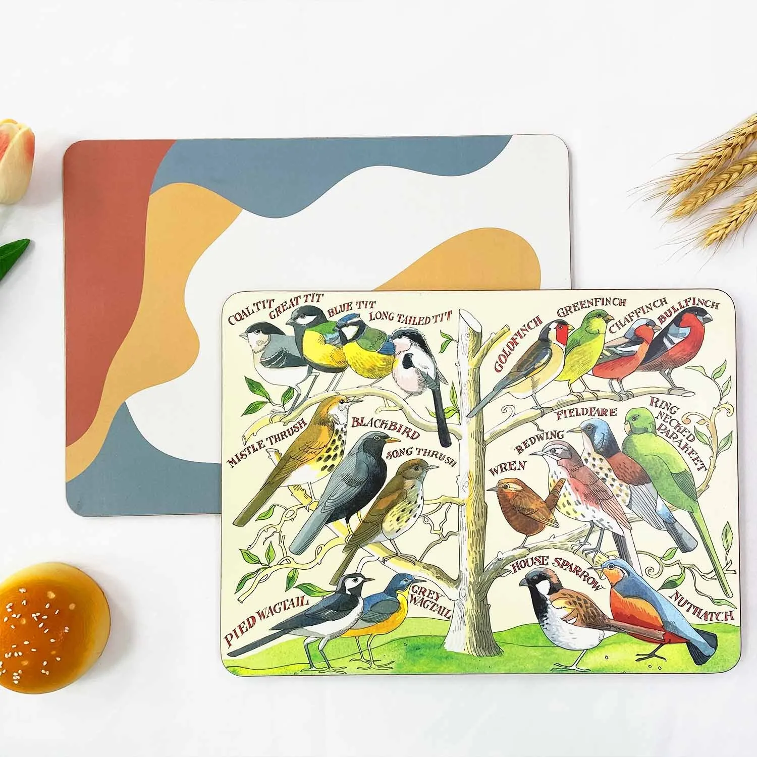 Custom MDF Placemats Birds