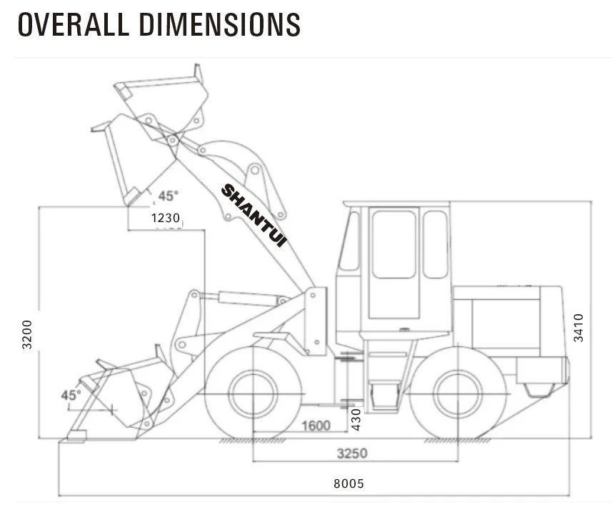 Chinese Shantui 5ton Wheel Loader Sl50 Sl50wn With 3m3 Bucket Capacity