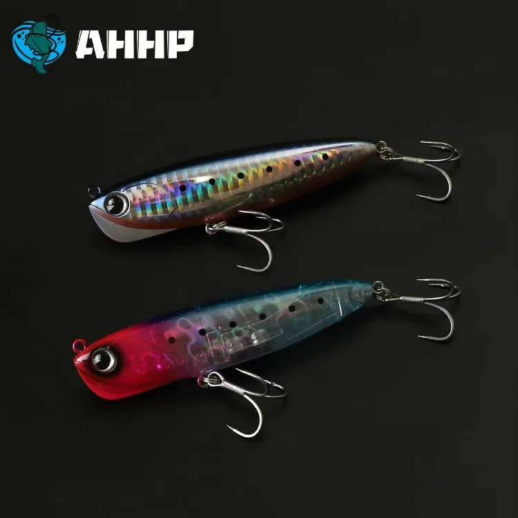

AHHP 90mm 18g Lures Fishing Pencil Lure Artificial Hard Bait Sinking Sea Bass Wobbler PE050, 8 colors