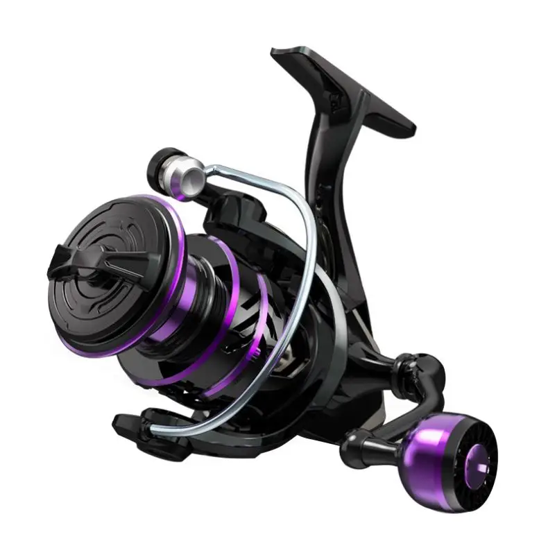 Topline Reel Fishing 500 800 1000-7000 Metal Spool Handle 10KG Max Drag Spinning Reel Fishing Accessory Pesca Sea Fishing Reel