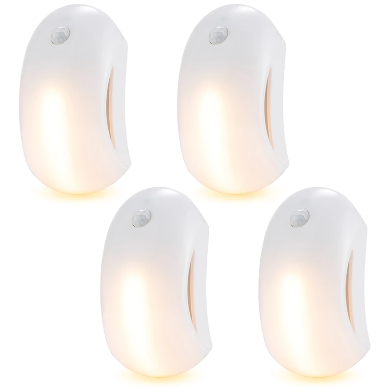 Creative Design Mouse Shape PIR Motion COB Sensor Mini LED Night Light With Motion Sensor