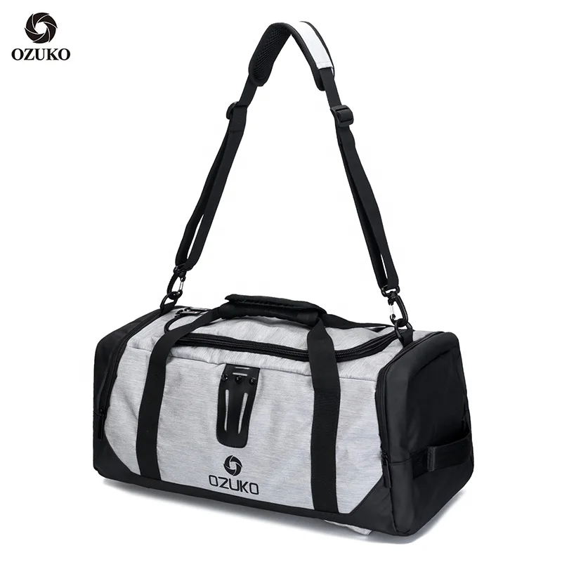 

Ozuko New Tote Travel Bags Gym Sports Waterproof Multifunctional Backpack With Shoe Compartment