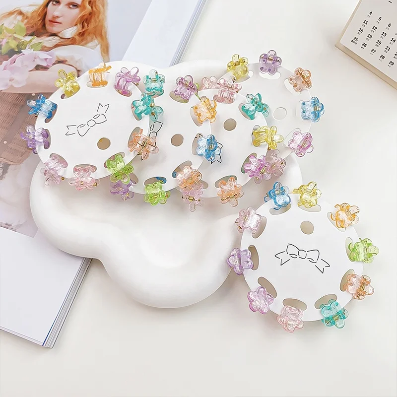 

Hot sell new design hair claw set kids cute sweet hair clip claw set