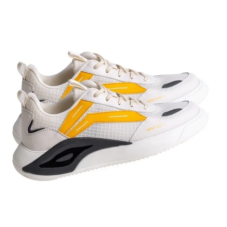 

Cheap Low Price Wholesale Custom Running Causal OEM Brand Men Sport Shoes, Black, white and beige