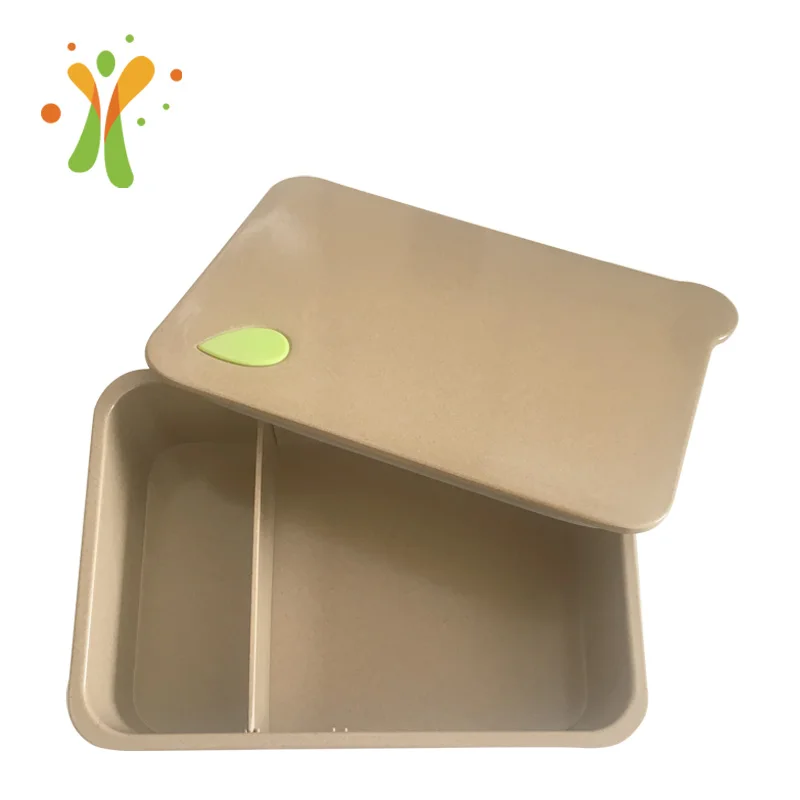 

Take away rice husk lunch box eco custom tiffin biodegradable bento for kids