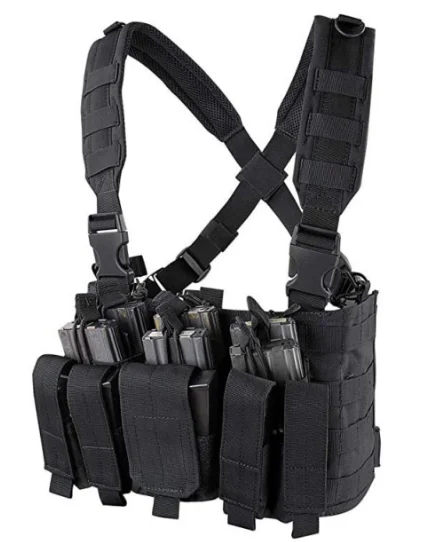 

Adjustable Combat Multi Magazine Pocket Customized Made Molle Urban Combat Chest Rig Safety Vest