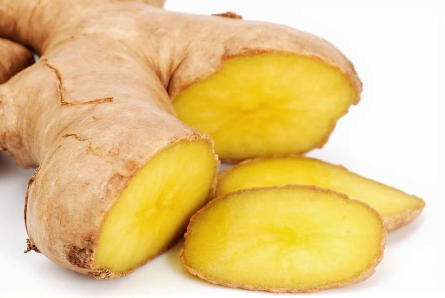 Various forms of ginger including fresh, dried, powdered, and candied