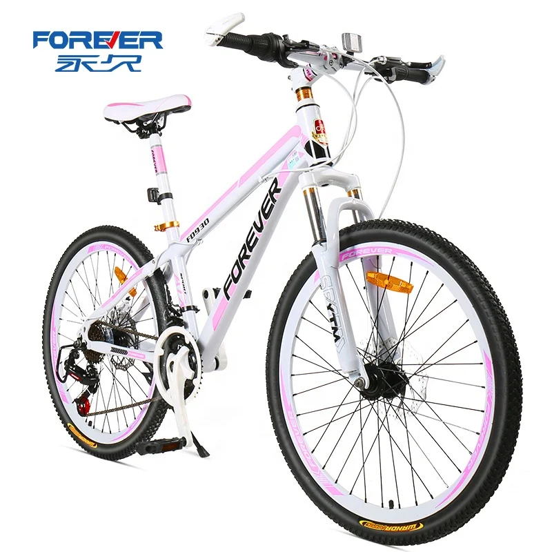 

FOREVER factory Selling Bicycle 24/26 inch 27 Speed Aluminum alloy frame Shock-absorbing Ladies Off Road Mountain Bike