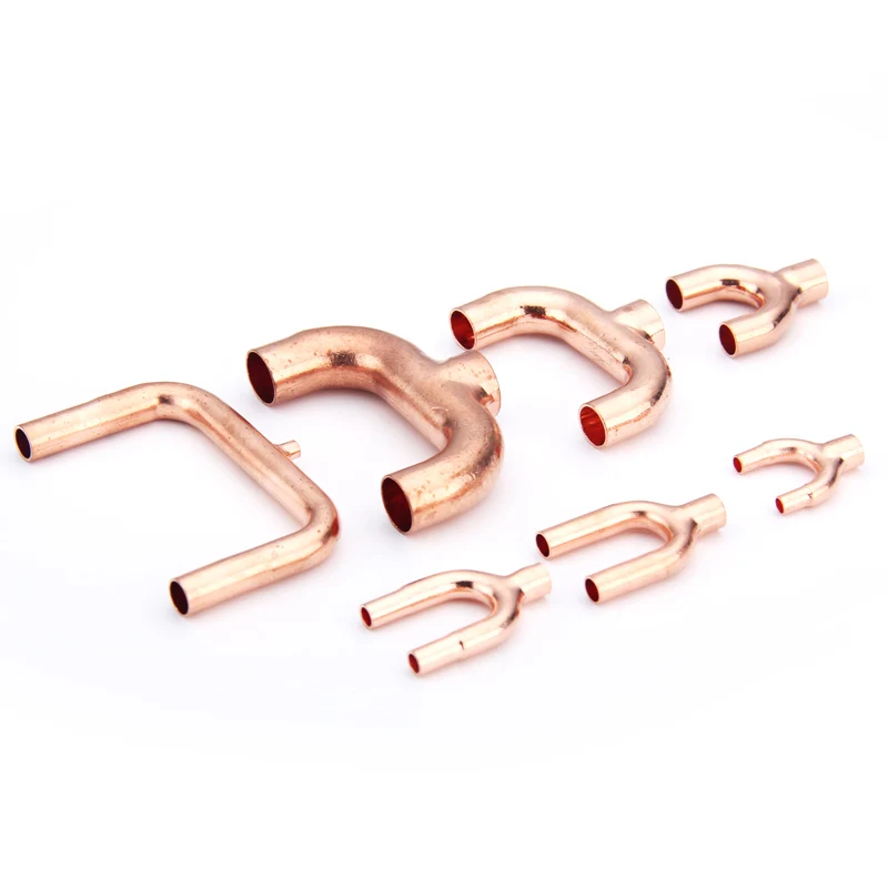 
All sizes best quality copper Y Tee refrigeration plumbing tube pipe Y Air Conditioning Fitting fitting 