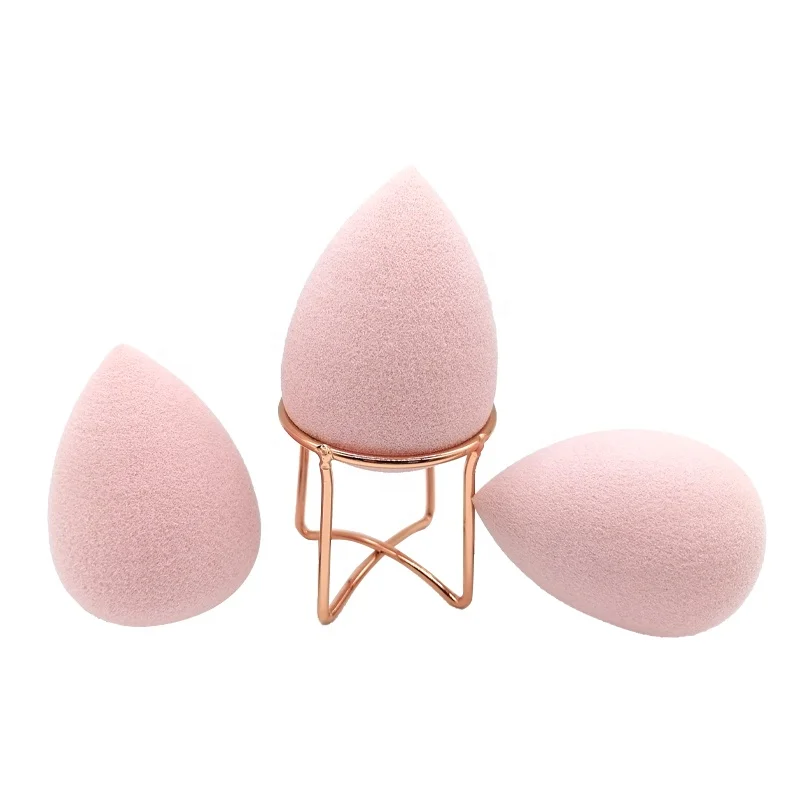 

Premium Latex Free Reusable Cosmetic Applicator Pink Egg Shaped Make Up Sponges for Blending Stippling Highlighter Contour, Multiple colors