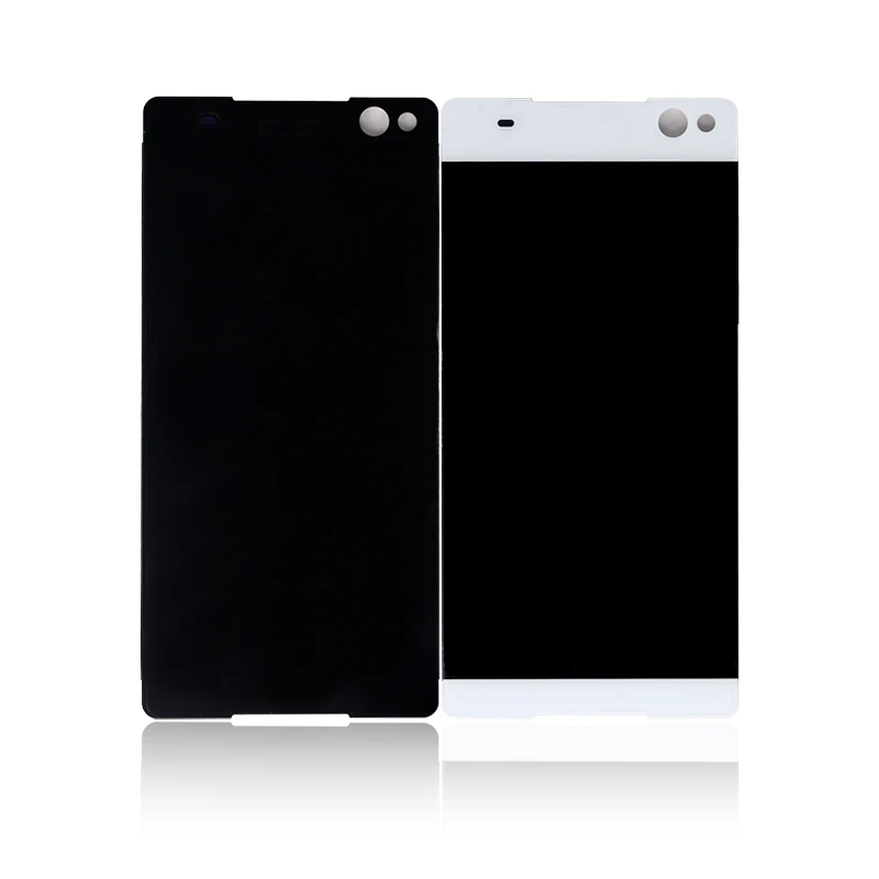 

High Quality LCD With Touch Screen For Sony For Xperia C5 Ultra E5506 E5533 E5563 E5553 LCD Display Digitizer Assembly, Black white gold