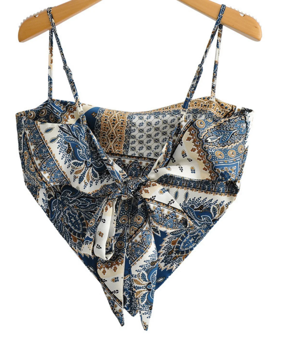 

Print Women Crop Top Summer Beach