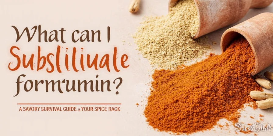 Visual comparison of cumin substitutes side by side