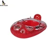 Hot Sale practical 60*43*22cm custom made boat shape inflatable baby swim float boat