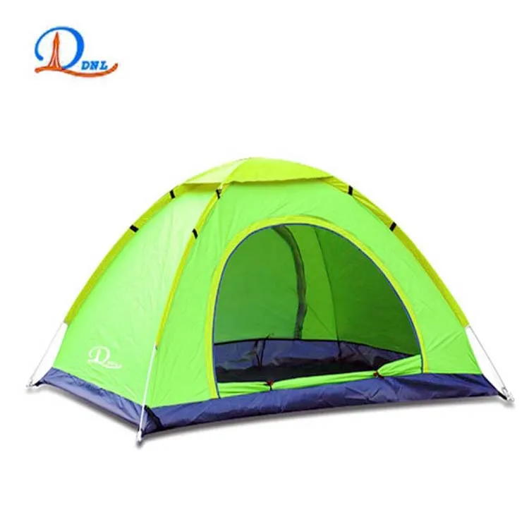 

DNL Outdoor Travelling 4 Season single Layer Waterproof 1-2 person Quick Automatic Open Family Camping Tent, Custmoized