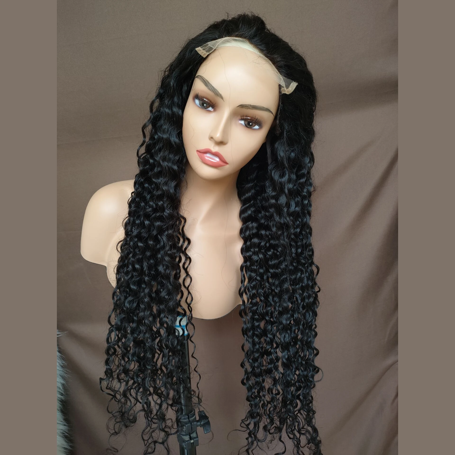 

HTHAIR wholesale 5x5 HD closure wigs water wave closure wig thin lace wig