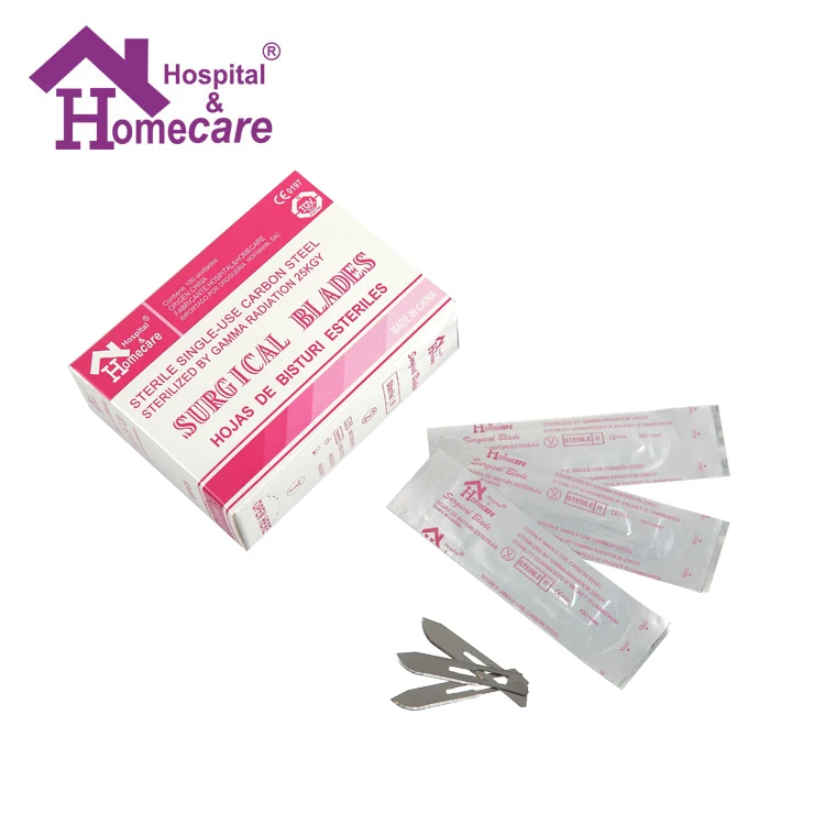
High Quality Carbon Steel Surgical Blades With CE ISO Approved 