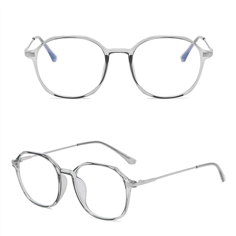 

DLO30055 DL blue blocking glasses oversized round custom logo computer eyeglasses frame fashion blueblocking eyewear