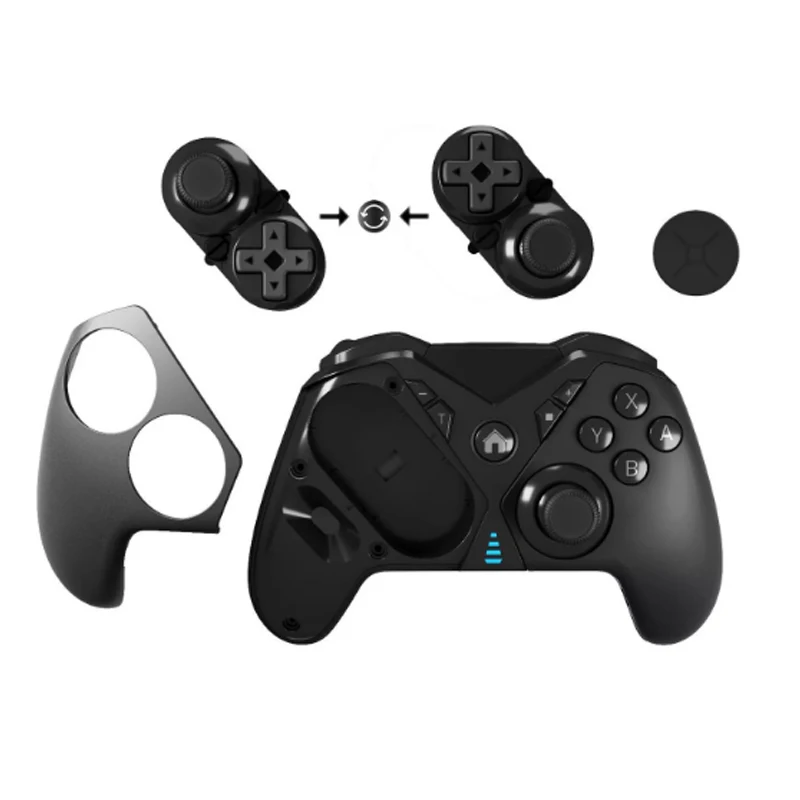 

2021 Pro Gamepad for N-Switches NS-Switch NS Switchs Console Wireless Gamepad Video Game USB Joystick Controller Control, Black/gold/blue