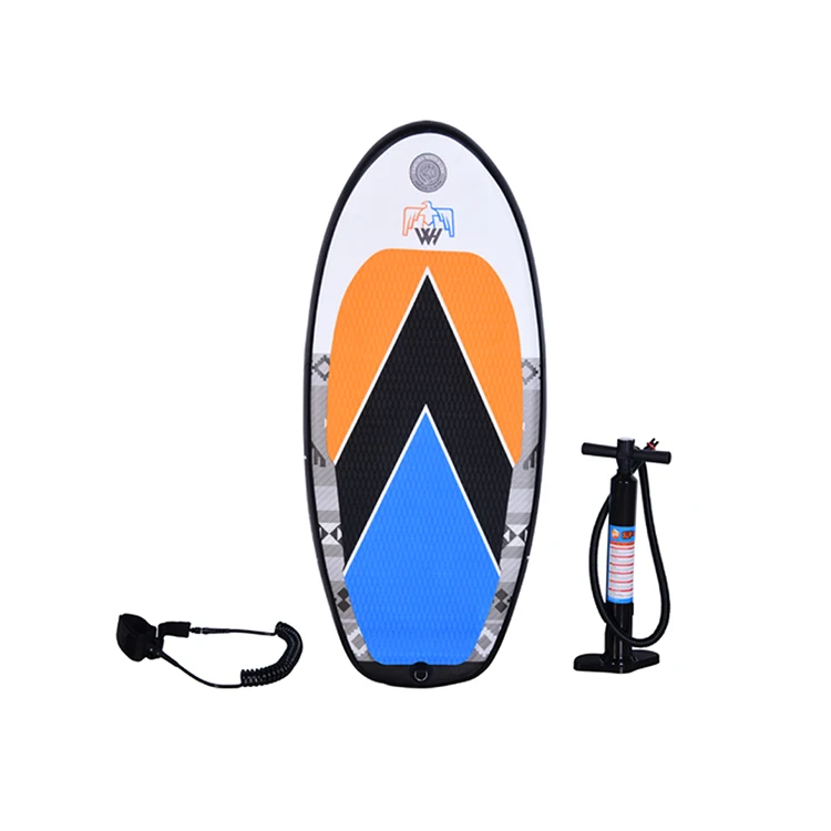 

2020 New Design Inflatable Kite Surfing Board Sup Hydrofoil Wing Inflatable foil sup, Black white