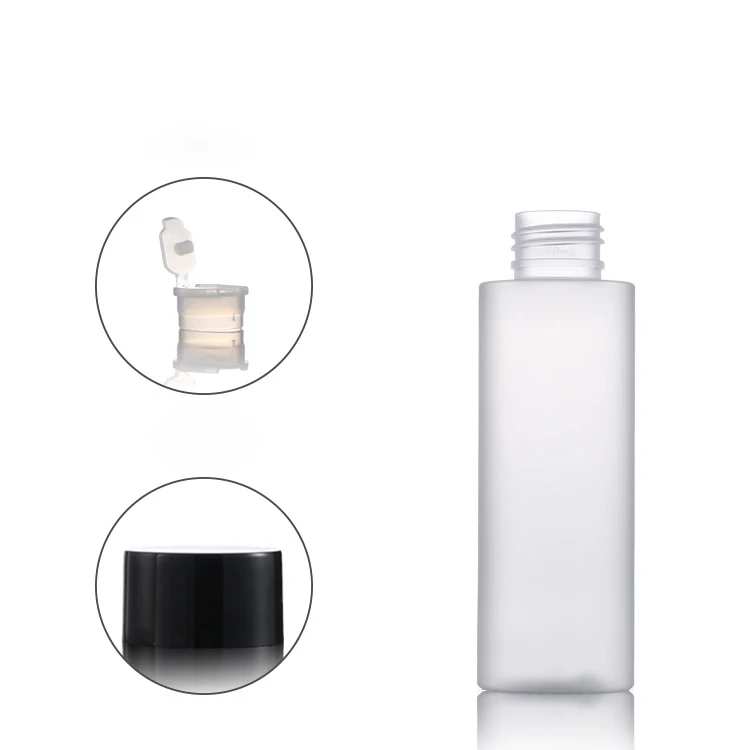 

100ml frosted shoulder serum oil empty plastic bottle maker