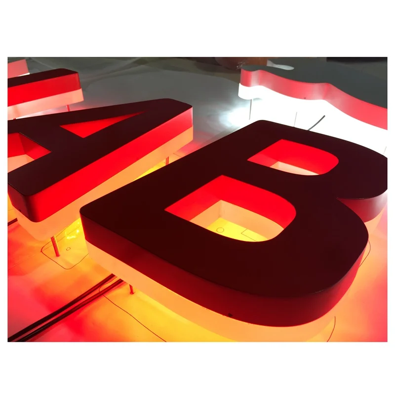 

Cosun 3D Acrylic Led Backlit Embossed Personalized Aluminum Logo Signage