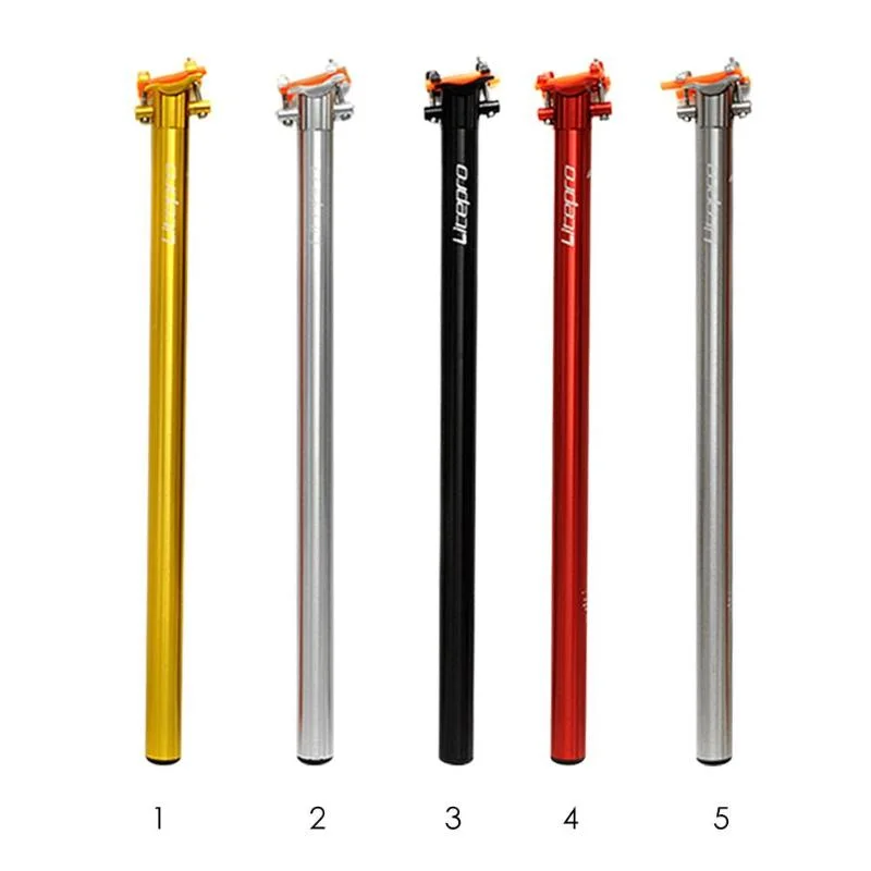 

Litepro mtb suspension Aluminum seatpost Ultralight seat tube 33.9mm seat post for folding bicycle, Black silver red gold