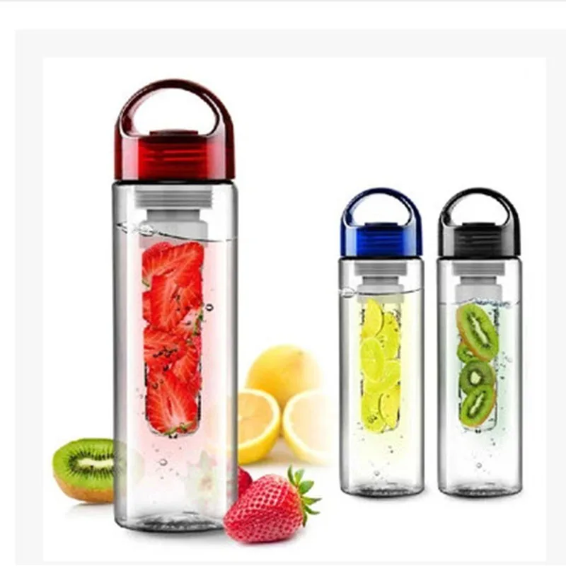 

plastic Durable Lemon Juice Tritan Fruit Infuser Bottle with Unique Leak Proof Sealed Cup Water Bottle, Customized color