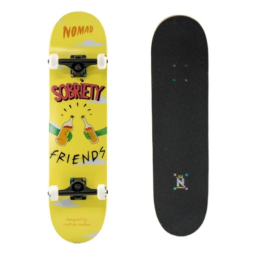 

Nomad 7Ply Pro Decorative Skateboard completes 100% Canadian 8" skateboard