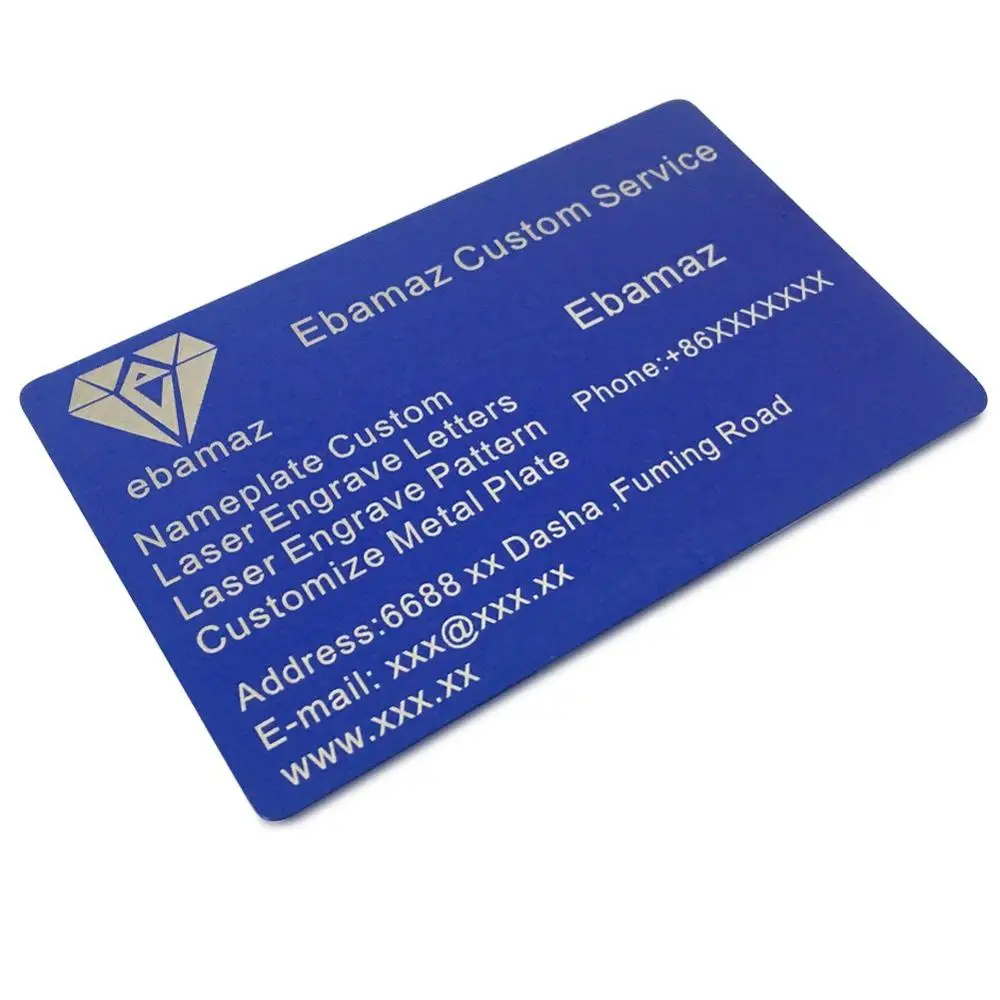 

MDT custom metal card metal name card business card
