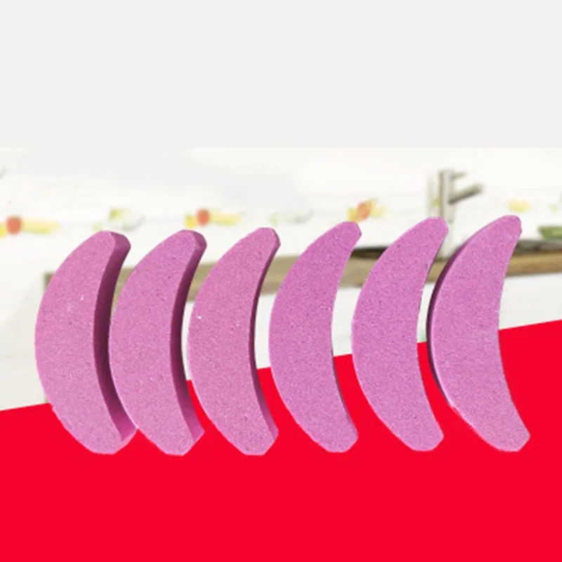 

Chrome corundum Crescent Whetstone Durable Grinding Stone Crescent Small Grinding Stone For Chain Saw Tool, Pink