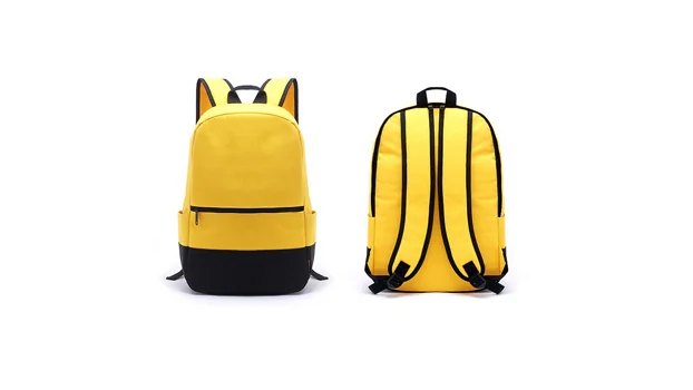 trendy yellow backpack