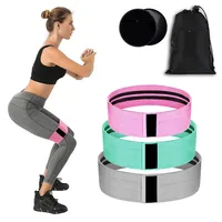 

2019 Amazon Hip Loop Bands Anti Slip Circle Fitness Elastic Sports Bands Resistance Exercise Bands for Legs and Butt