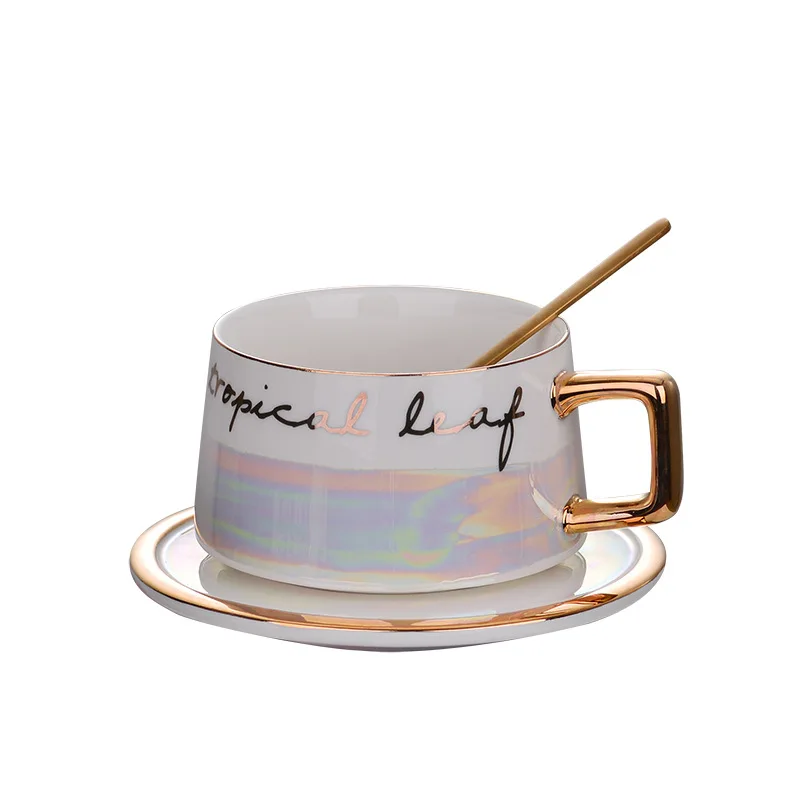 

HY Combination of small light luxury Phnom Penh afternoon tea Nordic ceramic coffee cup and saucer