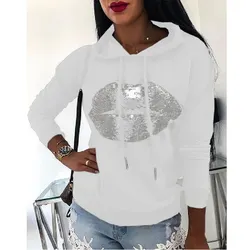 2020 Autumn New Hoodies Women Hooded Pullover Tops