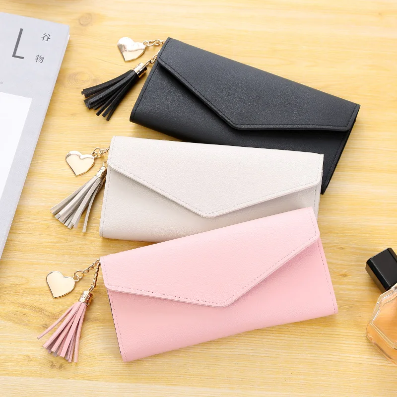 

Wholesale Cheaper Multi Colors Pu Leather Women Long Clutch Wallet For Ladies