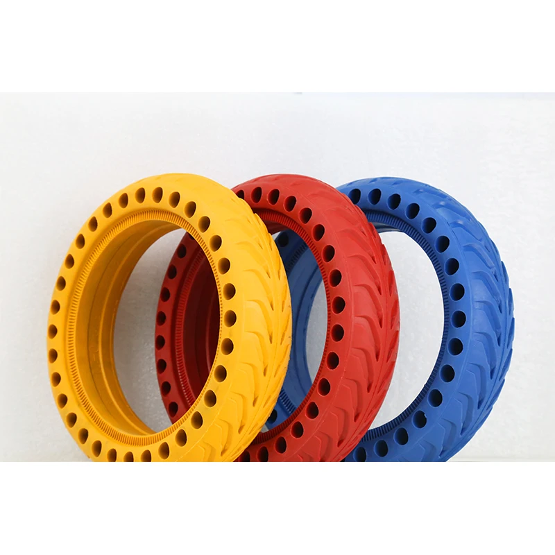 

Red/Yellow/Blue Colors Honeycomb Solid Tire Durable Wheel Tire  Solid Tire For M365/M365pro/1S/Pro2 Scooter