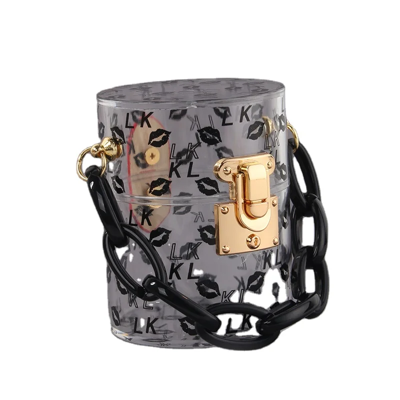 

2021 Hot Selling Cute Mini Small Round Clear Clutch Bag Kids Acrylic Purses Handbags Girls kids purse mini handbags, Customizable
