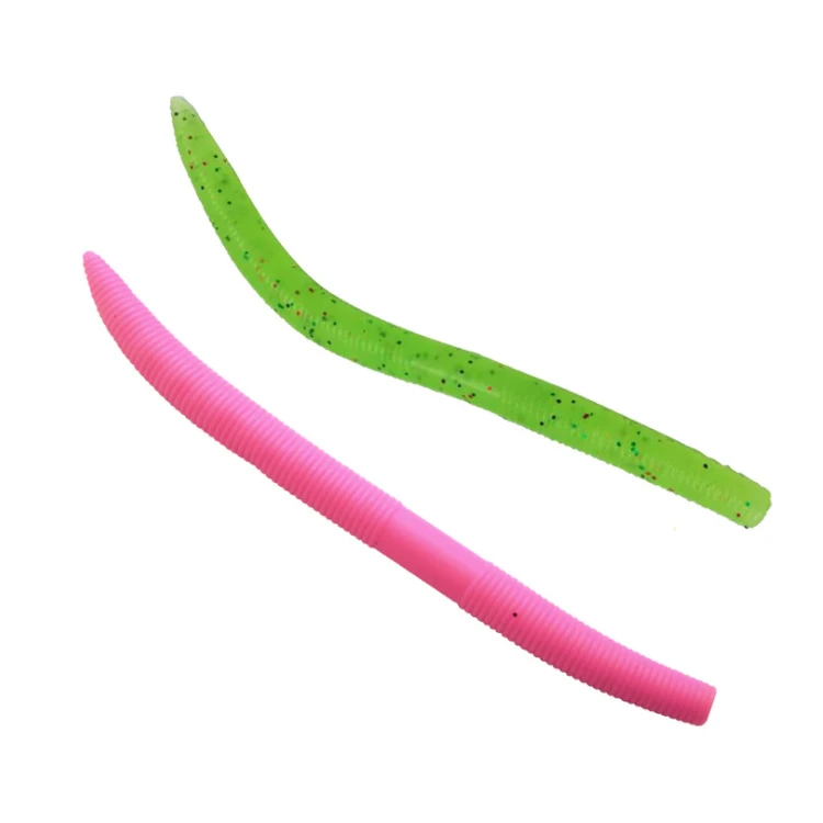 

Noodles worm maggot long cast fresh water soft big game suspending lures mold